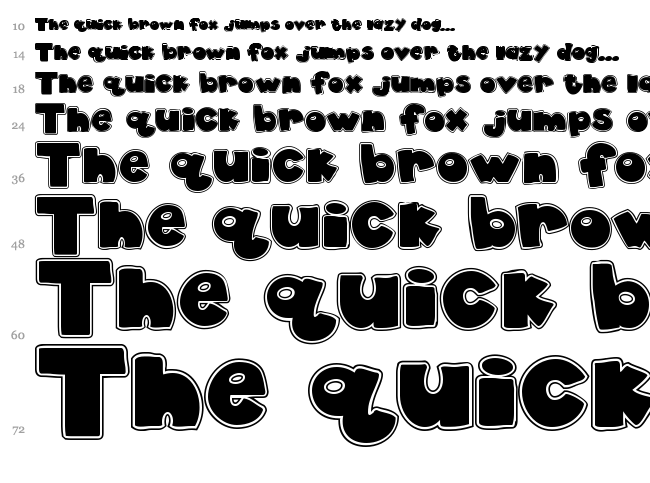 akaDylan font waterfall